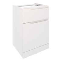 Тумба напольная NORDIC 60 /1 ящ +корз/ со столешницей из массива 122 см под накладную раковину /AQUA DE MARCO 5060CNOR122/F/1 — фото 3, Тумбы под раковину