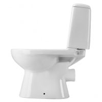 ЦЕЗАРЬ Унитаз-компакт, 2-режимная арматура (Oliveira), сиденье дюропласт Soft-close, Clip up (тонкое 1WH302415 — фото 3, Напольные унитазы