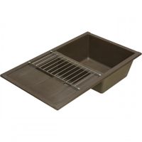 Товар: Мойка для кухни Делия 87 870x510x218 мм, прямоуг. с крылом и доп. чашей, кофе арт-1A716232DE280 - фото 5 Мойка для кухни Делия 87 870x510x218 мм, прямоуг. с крылом и доп. чашей, кофе арт-1A716232DE280 — фото 5, Кухонные мойки