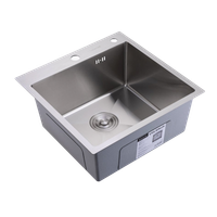 Кухонная мойка Splenka S701.5050.05, сатин — фото 1, Кухонные мойки