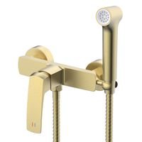 Гигиенический душ Azario Conda со смесителем, керамический картридж, шланг 150 см, золото матовое арт-AZ-K2511MG — фото 1, Гигиенические души
