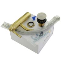 ERMITAGE MINI См-ль д/биде моноком., ручка сверху латунь, донный клапан "click-clack", бронза арт-31423 — фото 3, Смесители для биде