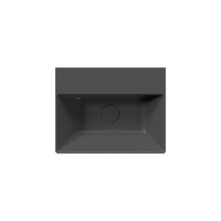 раковина подвесная/накладная KUBE X 45x35 черный матовый арт-9485126 — фото 1, Раковины подвесные