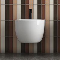 Биде GLOBO MODE подвесное с одним отверстием цвет белый арт-MES09BI — фото 2, Биде подвесные