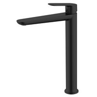 Смеситель для раковины-чаши Azario Alanti высокий, керамический картридж, черный матовый арт-AZ-K9032B — фото 2, Смесители для раковины