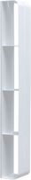 Полка Aquanet Магнум 15x100 белая матовая, вертикальная арт-00302238 — фото 3, Полки для ванной и душа