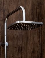 OneLife Душевая система с полимерным смесителем для ванны, хром арт-P07-844cr — фото 3, Душевые стойки