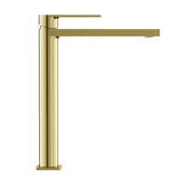 Смеситель для раковины SANCOS Studio, брашированное золото, PVD покрытие, арт. SC9016BG — фото 2, Смесители для раковины