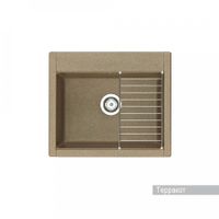 Мойка для кухни Делия 60 602х517х218 мм, терракот 1A715232LD270 — фото 1, Кухонные мойки