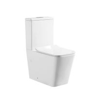 Унитаз напольный Grossman Classic (635х355х830) безободковый,белый с тонкой крышкой,микролифт,смыв торнадо,2 места арт-GR-4445SQ — фото 3, Напольные унитазы