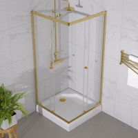 Товар: ДО "Вента-Голд" 90х90, квадрат, низ. подд. (2 места+сифонD90мм) арт-Щ0000076255 - фото 3 ДО "Вента-Голд" 90х90, квадрат, низ. подд. (2 места+сифонD90мм) арт-Щ0000076255 — фото 3, Квадратные душевые уголки