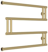 Полотенцесушитель водяной Сунержа High-Tech+ model "M" 500х650 Матовая шампань арт-022-4050-5065 — фото 4, Водяные полотенцесушители