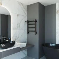 Товар: Полотенцесушитель электрический Grota Lore 430х600 черный Lore 430х600 RAL9005 EL - фото 2 Полотенцесушитель электрический Grota Lore 430х600 черный Lore 430х600 RAL9005 EL — фото 2, Электрические полотенцесушители