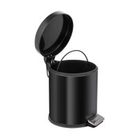 Товар: Ведро-контейнер BERGES для мусора с педалью 5 л, микролифт, черное арт-123002 - фото 2 Ведро-контейнер BERGES для мусора с педалью 5 л, микролифт, черное арт-123002 — фото 2, Мусорные ведра