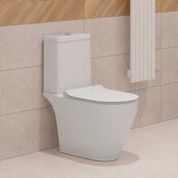 Унитаз-компакт КЕРАМИН БАРИ Slim ЖСМЛ Soft Close безободковый двухрежимный, сиденье дюропласт с микролифтом CDB00029257 арт-4810531150305 — фото 7, Напольные унитазы