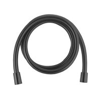 Шланг для душа, Fima Carlo Frattini, Shower accessories, длина шланга, мм-1500, хромалюкс, стандарт подвода воды-1/2", цвет-черный хром брошированный арт-F2128CS — фото 1, Душевые шланги