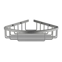 AQ4906BGM угловая полка, оружейная сталь — фото 1, Полки для ванной и душа