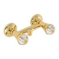 PRESTIGE CRYSTAL См-ль д/душа внешний, выход М1/2", золото 28013 — фото 1, Смеситель для душа