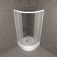 Товар: ДО Вельвет 90*90 В (3 места+сифон D50) арт-Щ0000063057 - фото 5 ДО Вельвет 90*90 В (3 места+сифон D50) арт-Щ0000063057 — фото 5, Душевые уголки четверть круга