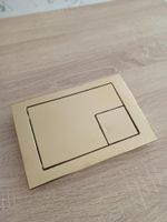 KK-POL M10 Пластиковая панель смыва для инсталляции, цвет золото глянец арт-SPP/374/SG/K — фото 1, Панели