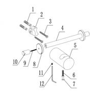 Товар: Крючок двойной ABBER Osten 316 AA1852BG золото брашированное - фото 2 Крючок двойной ABBER Osten 316 AA1852BG золото брашированное — фото 2, Крючки для полотенец