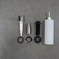 Expert Дозатор для жидких моющих средств, врезной, хром, LM, арт-LM8203SC — фото 2, Дозаторы для кухонных моек