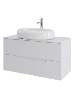 Товар: Orange Line Li-100TuwMDF+B08-640W тумба с раковиной подвесная 100 см, белый Li-100TuwMDF+B08-640W - фото 6 Orange Line Li-100TuwMDF+B08-640W тумба с раковиной подвесная 100 см, белый Li-100TuwMDF+B08-640W — фото 6, Тумбы с раковиной