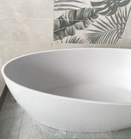 Ванна CALIPSO 165,5 см из литьевого мрамора NOVA GEL / Aqua de Marco 1165WCAL_GEL — фото 5, Ванны