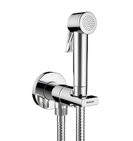 Гигиенический душ Bossini Paloma Flat c однорычажным смесителем со встраиваемой частью цвет хром арт-E34003B.030 — фото 1, Гигиенические души