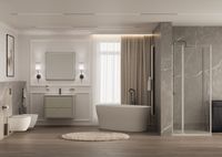 Тумба под раковину Allen Brau Paris 80 1.360001.PGM платина матовый — фото 1, Тумбы под раковину