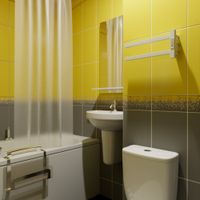 Полотенцесушитель электрический COOK ПРОФИЛЬНЫЙ 190х110 правый, скр.монтаж, СНШ, белый матовый(RAL 9016), (Ferrum), Маргроид арт-Cook-1840-1081-9016R — фото 1, Электрические полотенцесушители