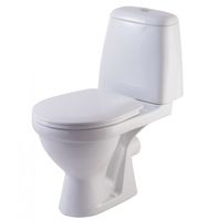 ПРЕМЬЕР ЛЮКС Унитаз-компакт сид. полипропилен микролифт, арм. Уклад, белый. ROSA Вн УнБ19 — фото 1, Напольные унитазы