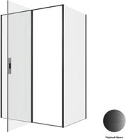 Душевой уголок Allen Brau Priority 140x90 3.31036.BBA + 3.31045.BBA черный браш 3.31036.BBA + 3.31045.BBA — фото 5, Прямоугольные душевые уголки