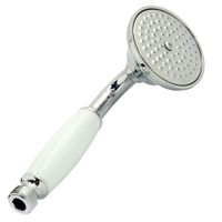 Товар: RICAMBI Ручной душ, латунь, бел./хром (ERMITAGE, DALLAS, OXFORD, REVIVAL, PRINCETON, PRINCETON+, ARC 20033 - фото 4 RICAMBI Ручной душ, латунь, бел./хром (ERMITAGE, DALLAS, OXFORD, REVIVAL, PRINCETON, PRINCETON+, ARC 20033 — фото 4, Лейки для душа