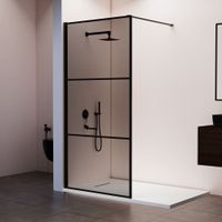 Товар: Душевая перегородка RGW WA-09B 1000, профиль черный, стекло тонированное, арт-06100910-34 - фото 2 Душевая перегородка RGW WA-09B 1000, профиль черный, стекло тонированное, арт-06100910-34 — фото 2, Душевые перегородки