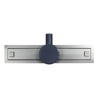 Душевой лоток AZARIO 300 мм, D40(50), 360°, металлическая перфорированная решетка, металлический желоб, комбинированный затвор арт-AZT3FT01300 — фото 4, Трапы для душа