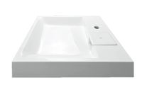 Товар: Раковина подвесная Azario Element 595х490х75 литьевой мрамор, белая арт-CS00082280 - фото 2 Раковина подвесная Azario Element 595х490х75 литьевой мрамор, белая арт-CS00082280 — фото 2, Раковины подвесные