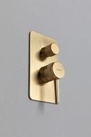 Смеситель для ванны Allen Brau Priority (с внутренней частью, 3 выхода) золото арт-5.31A11-GB — фото 4, Смеситель для ванны