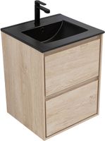 Товар: Тумба с раковиной Aquanet Милан 50 цв. дуб светлый 00340166 - фото 6 Тумба с раковиной Aquanet Милан 50 цв. дуб светлый 00340166 — фото 6, Тумбы с раковиной