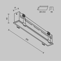 Товар: Встраиваемый светильник Technical DL066-20W3-6K-B - фото 8 Встраиваемый светильник Technical DL066-20W3-6K-B — фото 8, Точечные светильники