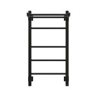 Полотенцесушитель электрический Grota Alto 430х800 черный Alto 430х800 RAL9005 EL — фото 3, Электрические полотенцесушители