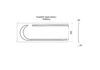 Экран Изабель 170 универсальный арт-Щ0000048748 — фото 1, Экраны для ванн