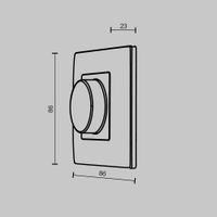 Роторная беспроводная панель управления Lighting control арт-711012 — фото 2, Комплектующие для освещения