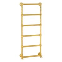 EDERA Полотенцесушитель электрический, h1200/1280x410/490 мм. DX(включение справа), золото 22631 — фото 1, Электрические полотенцесушители