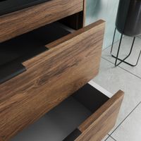 База под раковину Chiara 2D 800 подвесная, 2 выкатных ящика soft-close, С.Oak арт-VMC-2C2800CO — фото 10, Тумбы под раковину