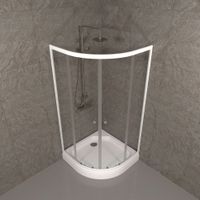 ДО Ультра 100*100 А (3 места+сифон D90) арт-Щ0000061796 — фото 3, Душевые уголки четверть круга