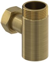 Уголок Уголок со спускным клапаном Сунержа переходной (G 1" НР х G 3/4" НГ) Состаренная латунь арт-051-1511-0134 — фото 2, Комплектующие для полотенцесушителей