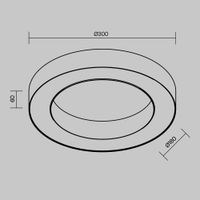 Потолочный светильник Technical C093CL-24W3K-W — фото 2, Подвесные светильники