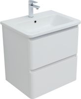 Тумба под раковину Aquanet Эмбер 60 белый матовый 00330465 — фото 3, Тумбы под раковину