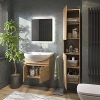 Товар: Шкаф-пенал VIGO Wing 35 подвесной дуб золотой (pp.WIN.35 дуб золотой) - фото 5 Шкаф-пенал VIGO Wing 35 подвесной дуб золотой (pp.WIN.35 дуб золотой) — фото 5, Шкафы для ванной